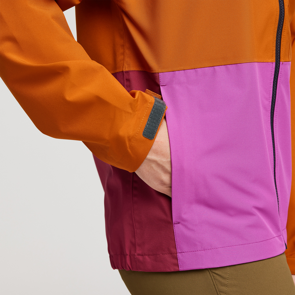 Cielo Rain Jacket - Women's, Mezcal, Model Aya