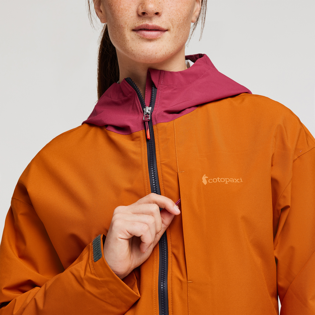 Cielo Rain Jacket - Women's, Mezcal, Model Aya