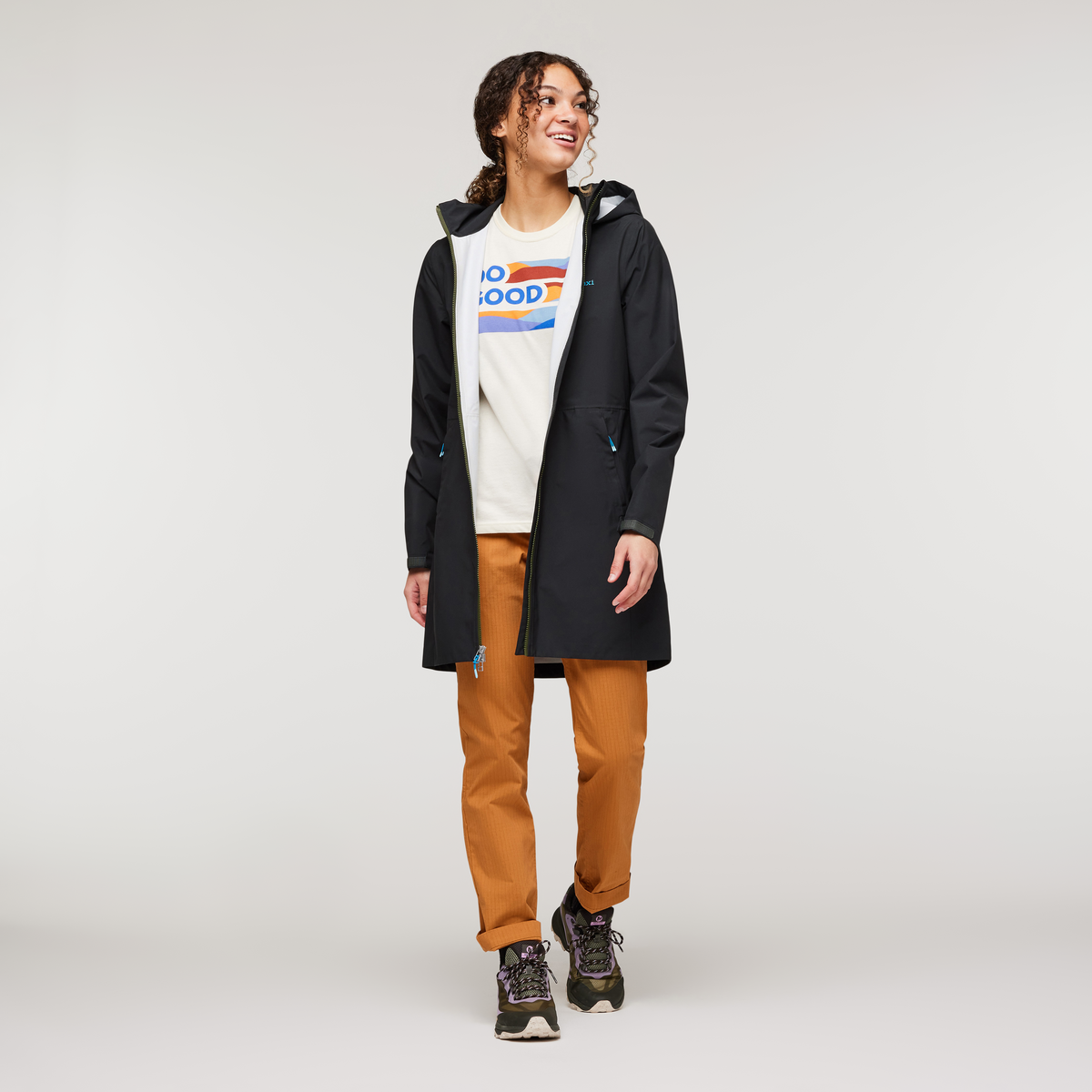 Cielo Rain Trench - Women's, Black, Model London