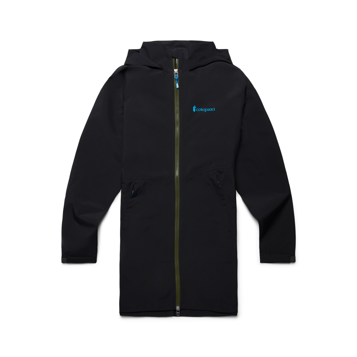 Cielo Rain Trench - Women's, All Black, Detail