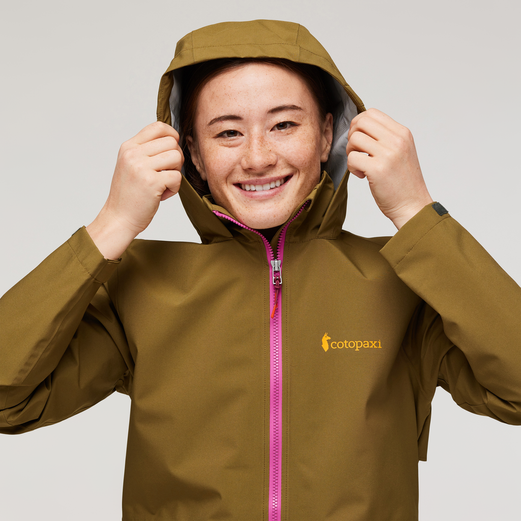 Cielo Rain Trench - Women's, Oak, Model Aya