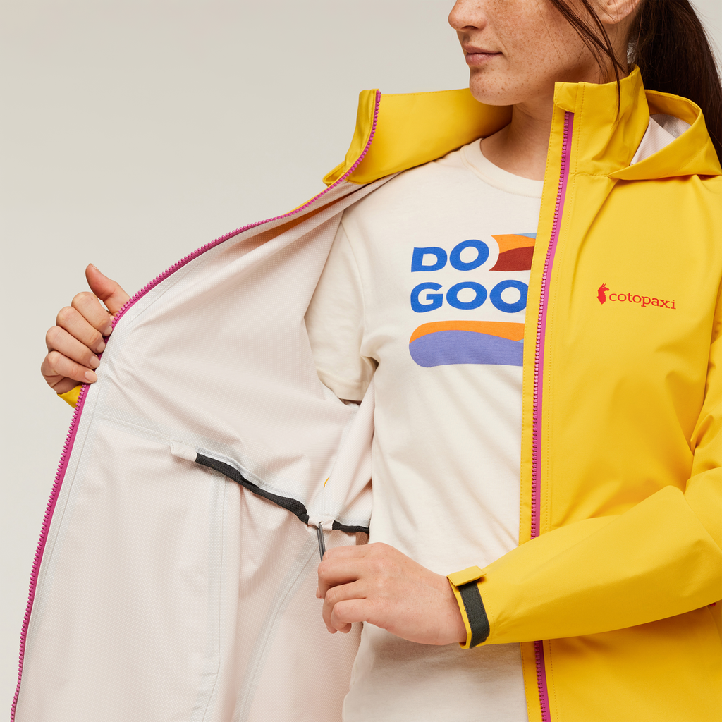 Cielo Rain Trench - Women's, Sunset, Model Aya