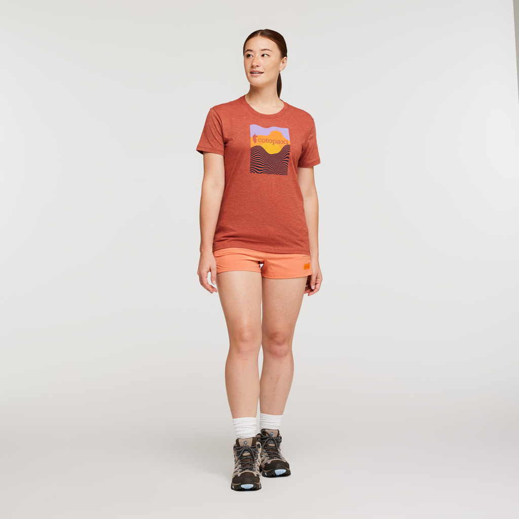 Cotopaxi Vibe Organic T-Shirt - Women's, Spice, Model Aya