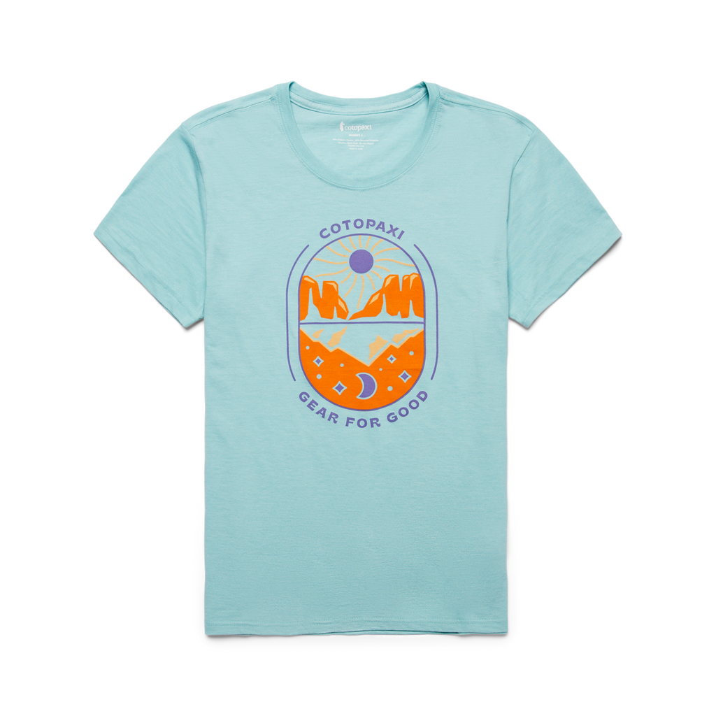 Day and Night Organic T-Shirt - Women's, Sea Glass