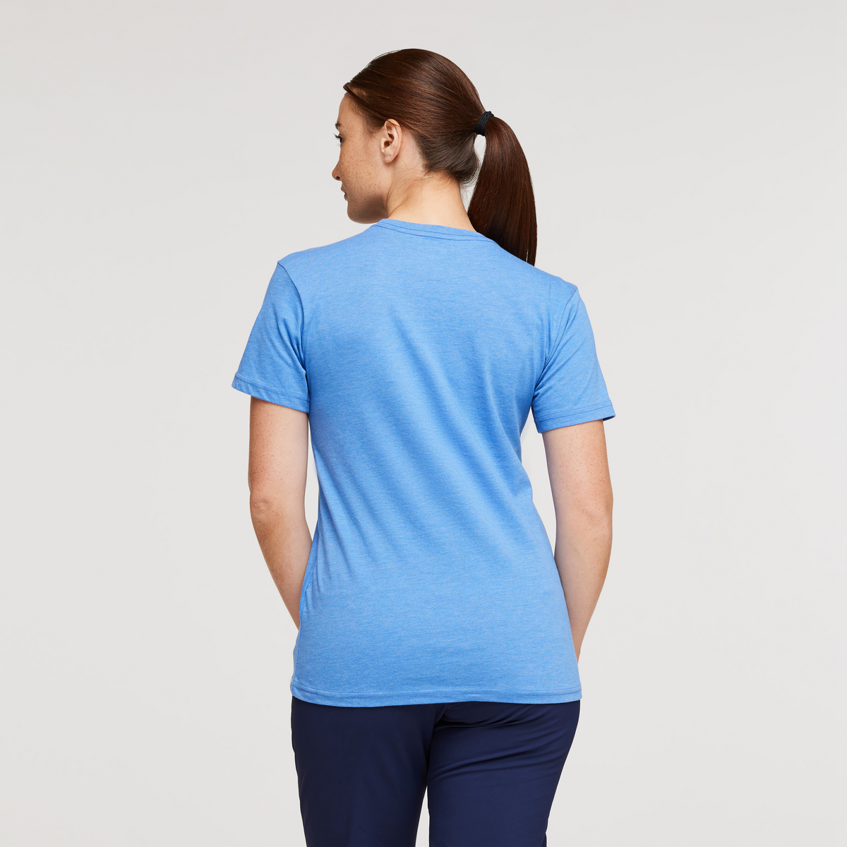 Desert View Organic T-Shirt - Women's, Lupine, Model London