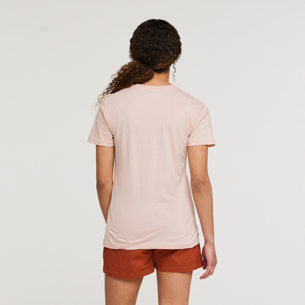Desert View Organic T-Shirt - Women's, Sand, Model London