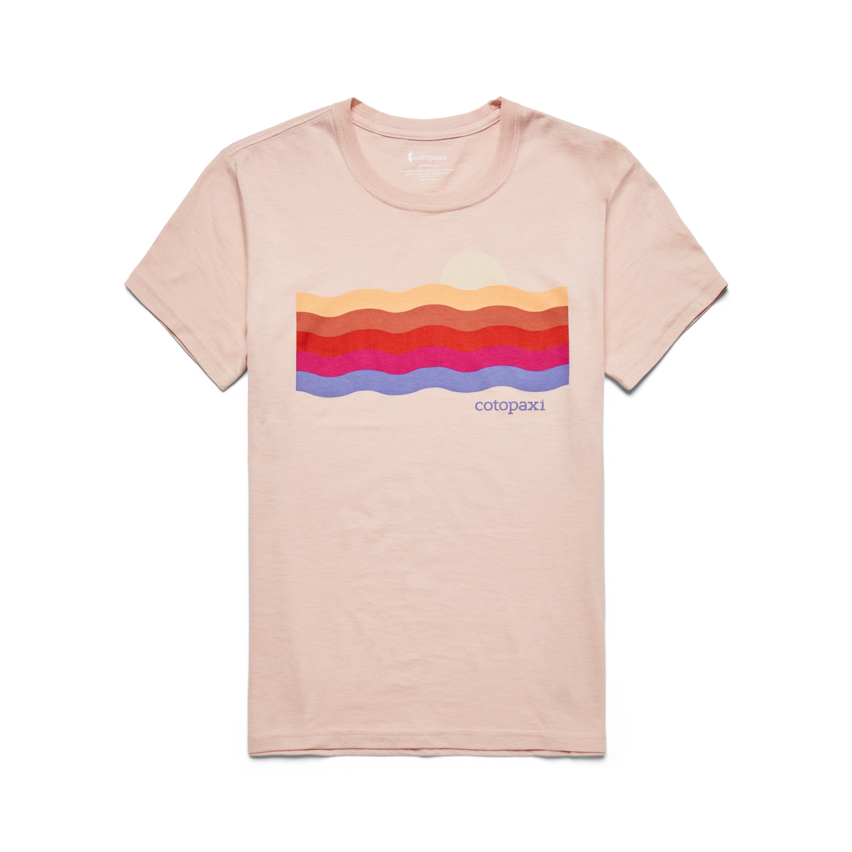 Disco Wave Organic T-Shirt - Women's, Sand
