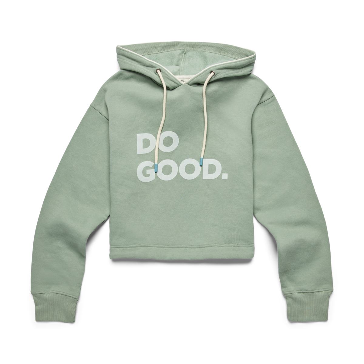 Do Good Organic Crop Sweatshirt - Women's, Silver Leaf