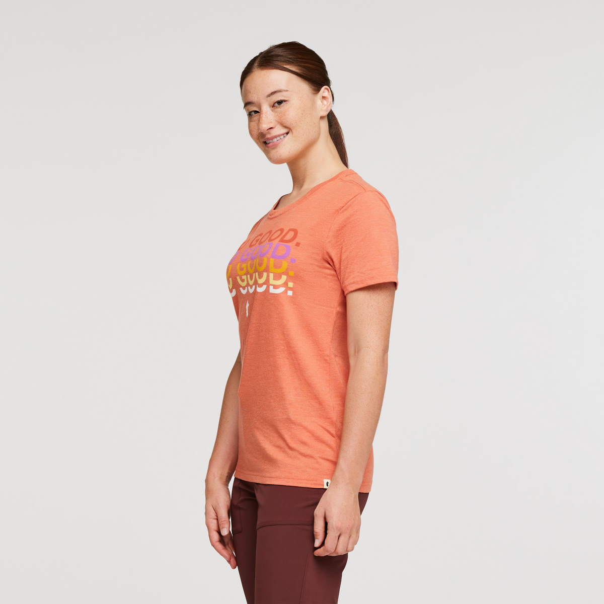 Do Good Repeat T-Shirt - Women's, Nectar, Model Aya