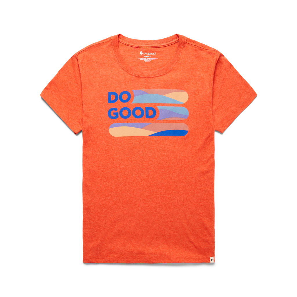 Do Good Stripe Organic T-Shirt - Women's, Canyon