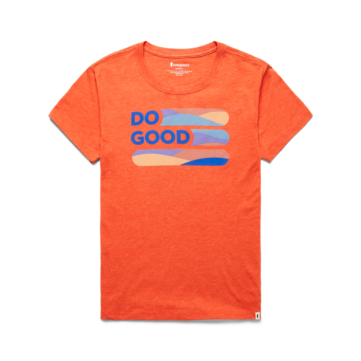Do Good Stripe Organic T-Shirt - Women's, Canyon