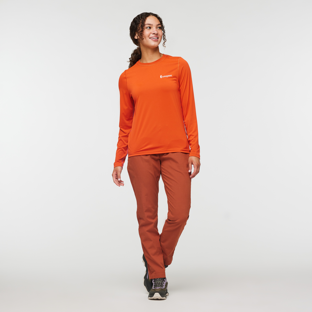 Fino Long-Sleeve Tech Tee - Women's, Canyon, Model London