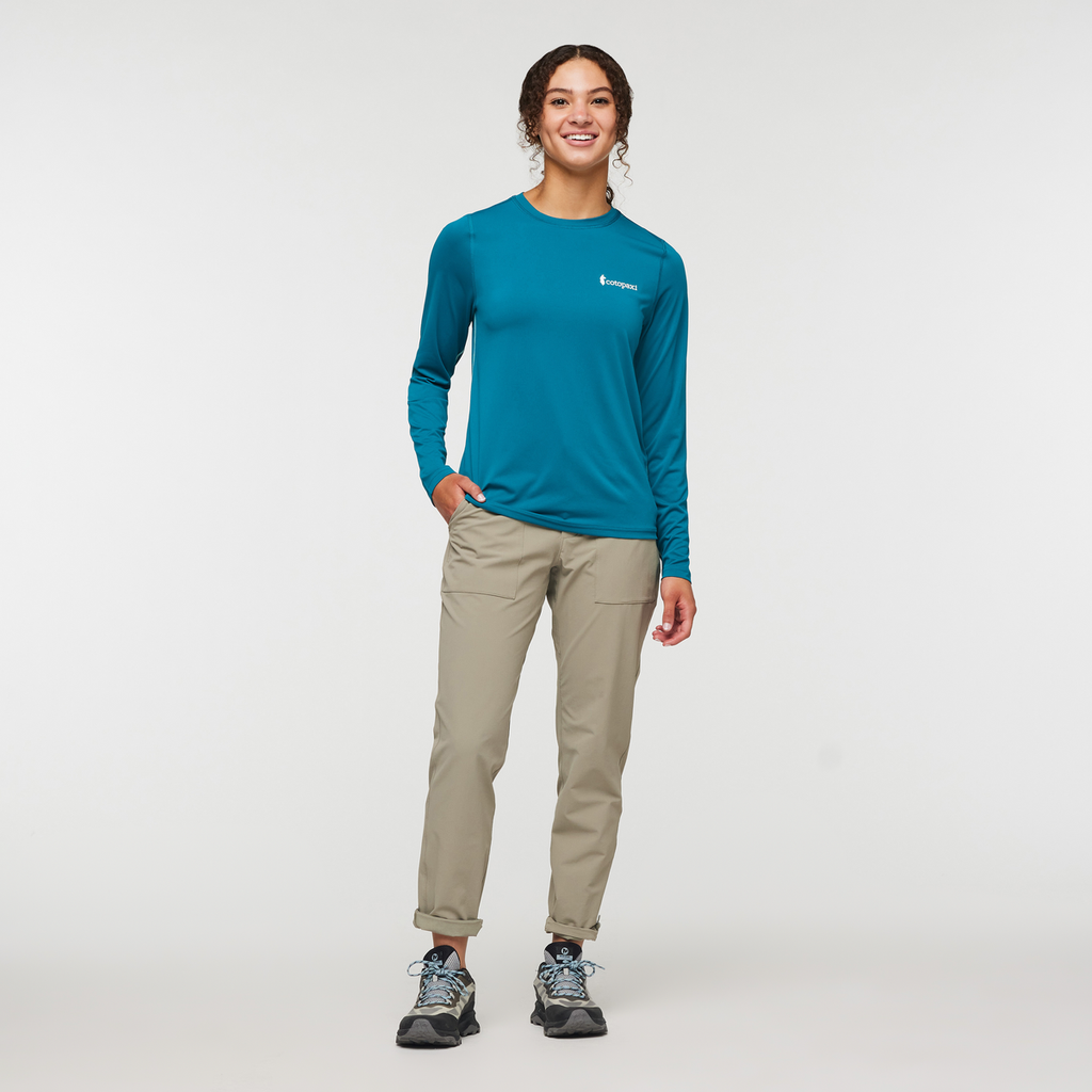Fino Long-Sleeve Tech Tee - Women's, Gulf, Model London