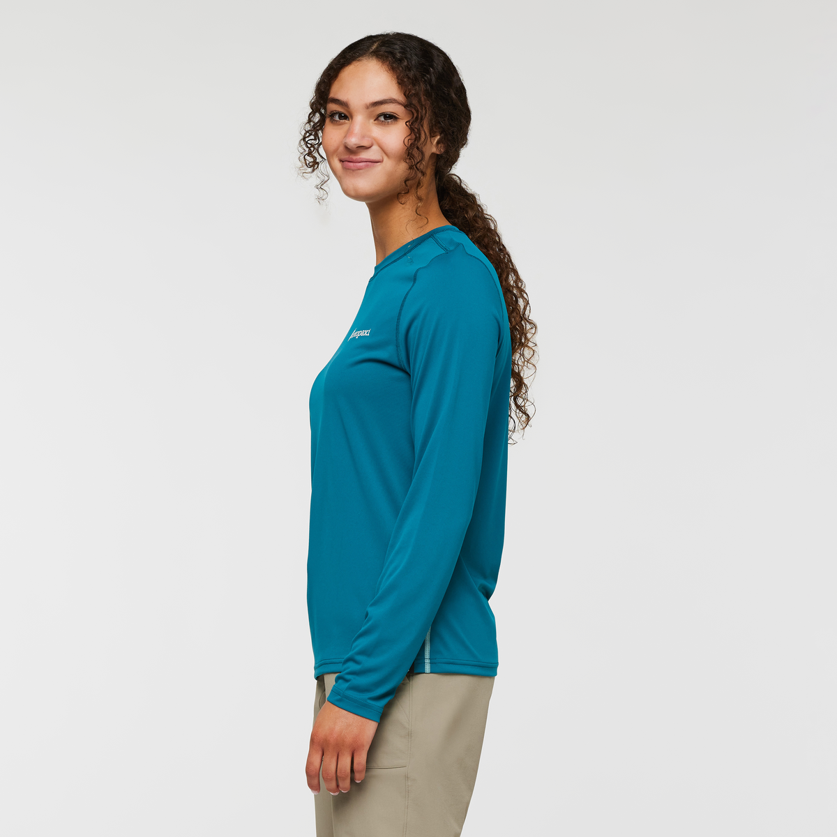 Fino Long-Sleeve Tech Tee - Women's, Gulf, Model London
