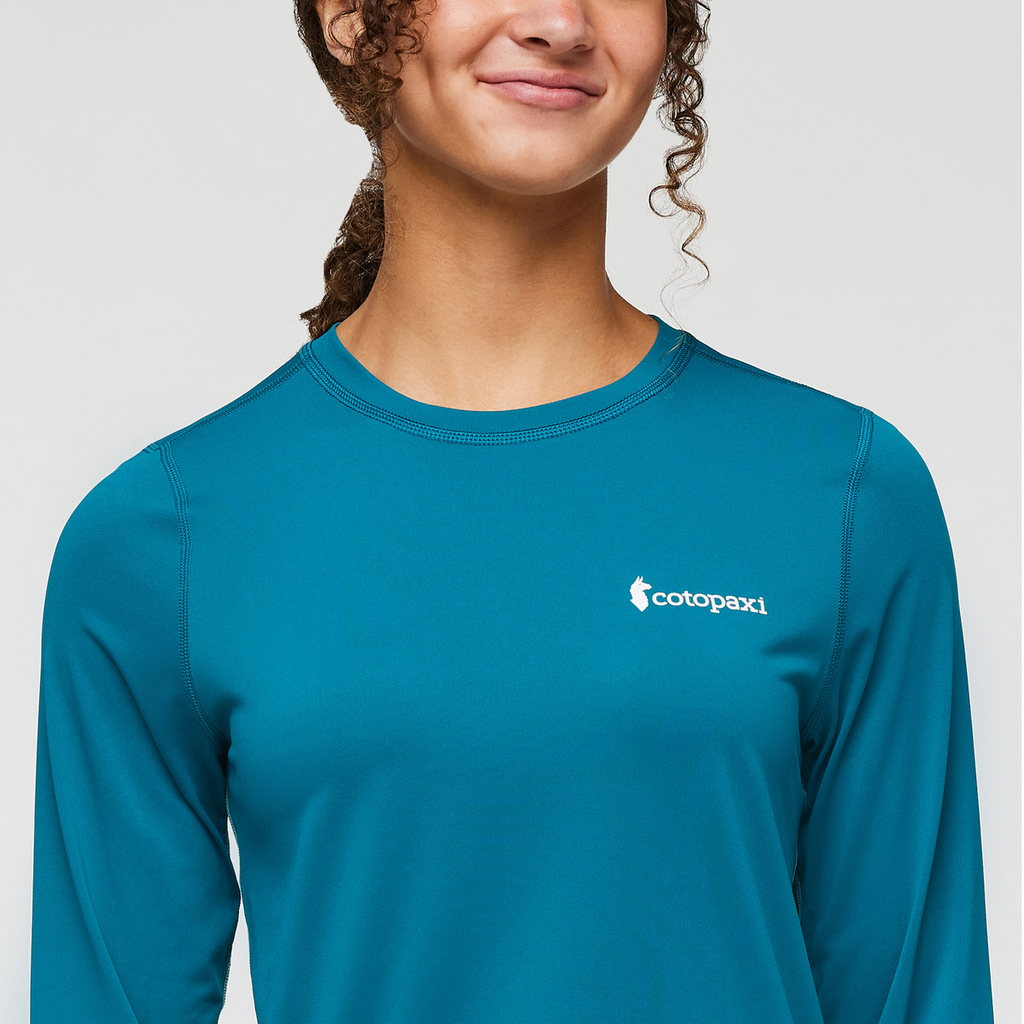 Fino Long-Sleeve Tech Tee - Women's, Gulf, Model London