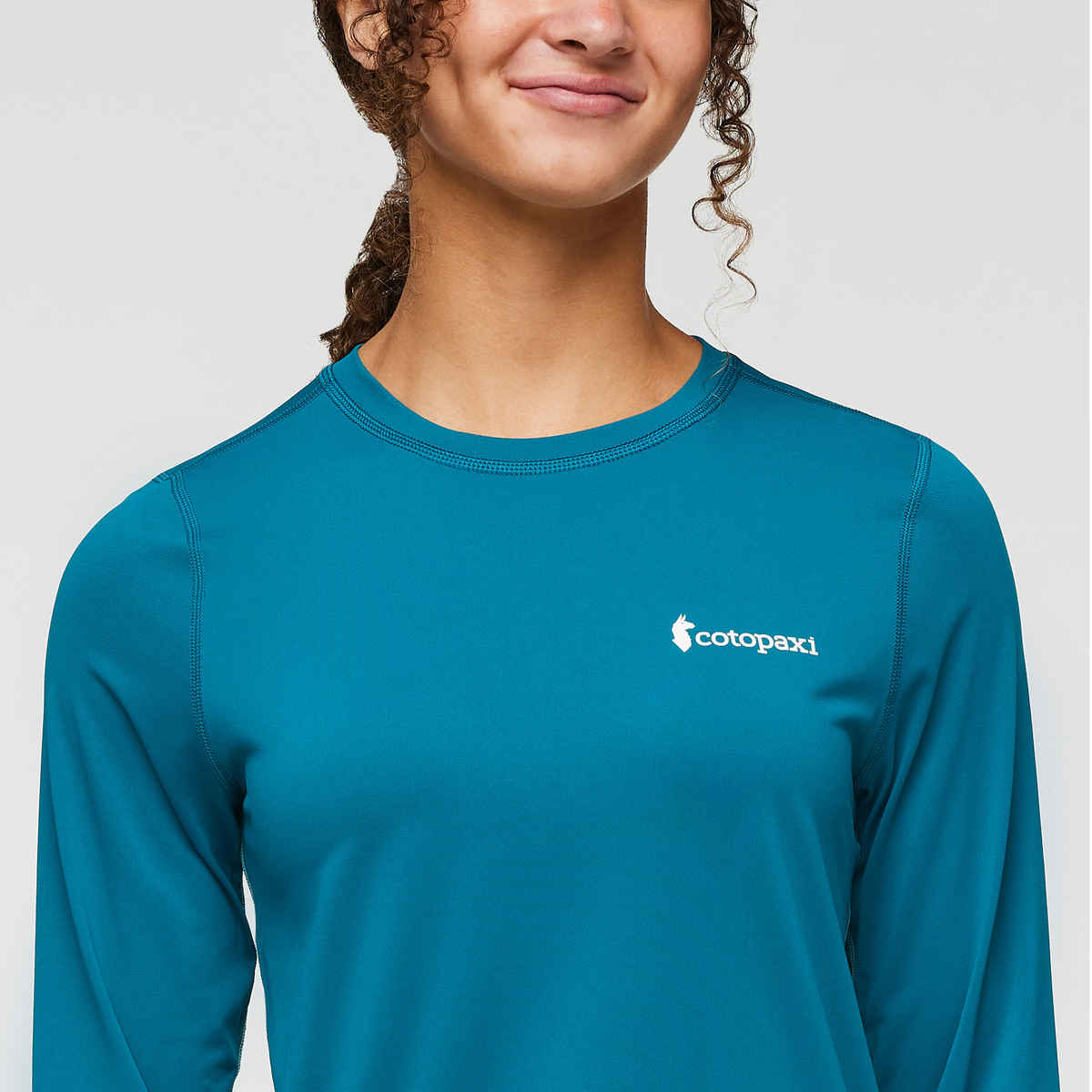 Fino Long-Sleeve Tech Tee - Women's, Gulf, Model London