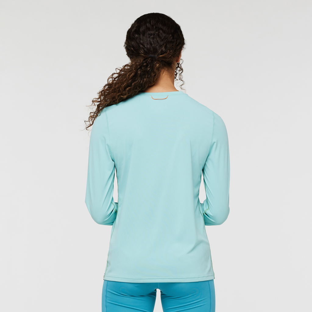 Fino Long-Sleeve Tech Tee - Women's, Sea Glass, Model London