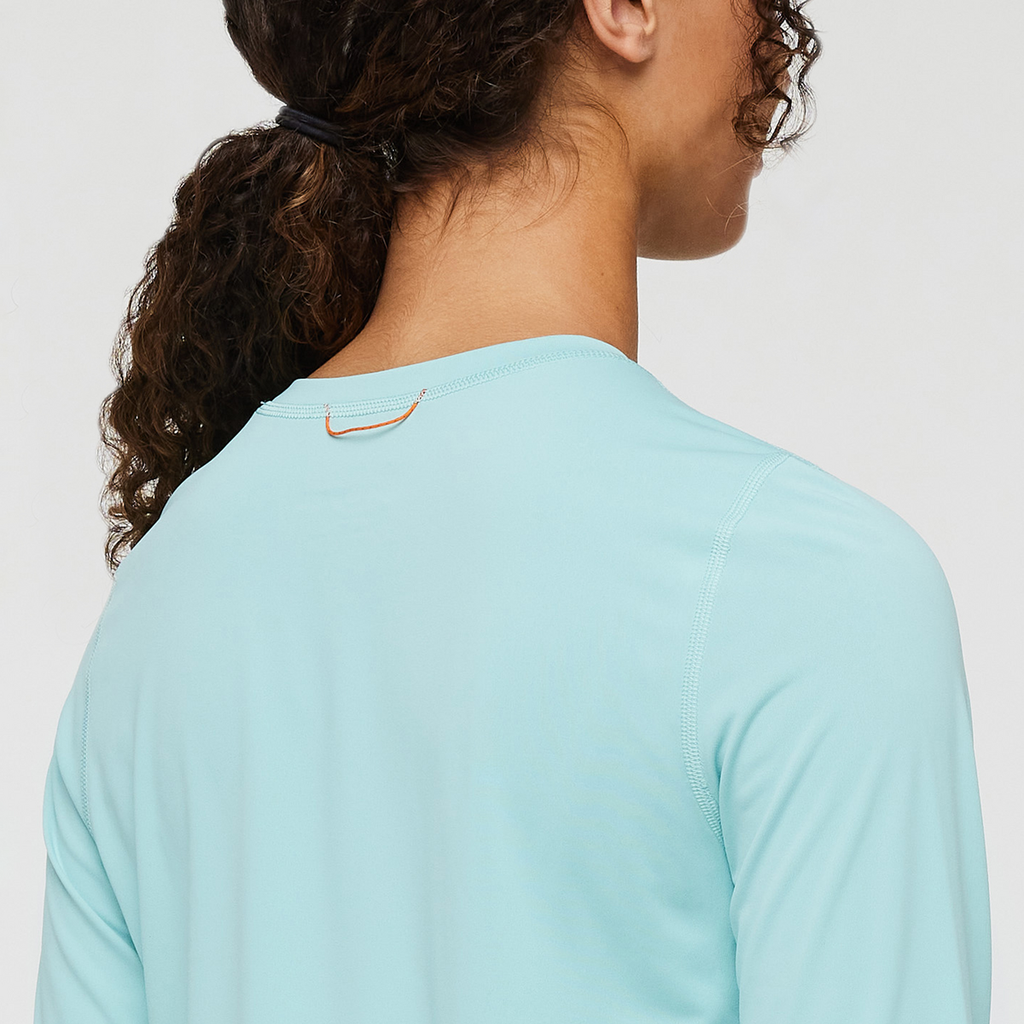Fino Long-Sleeve Tech Tee - Women's, Sea Glass, Model London
