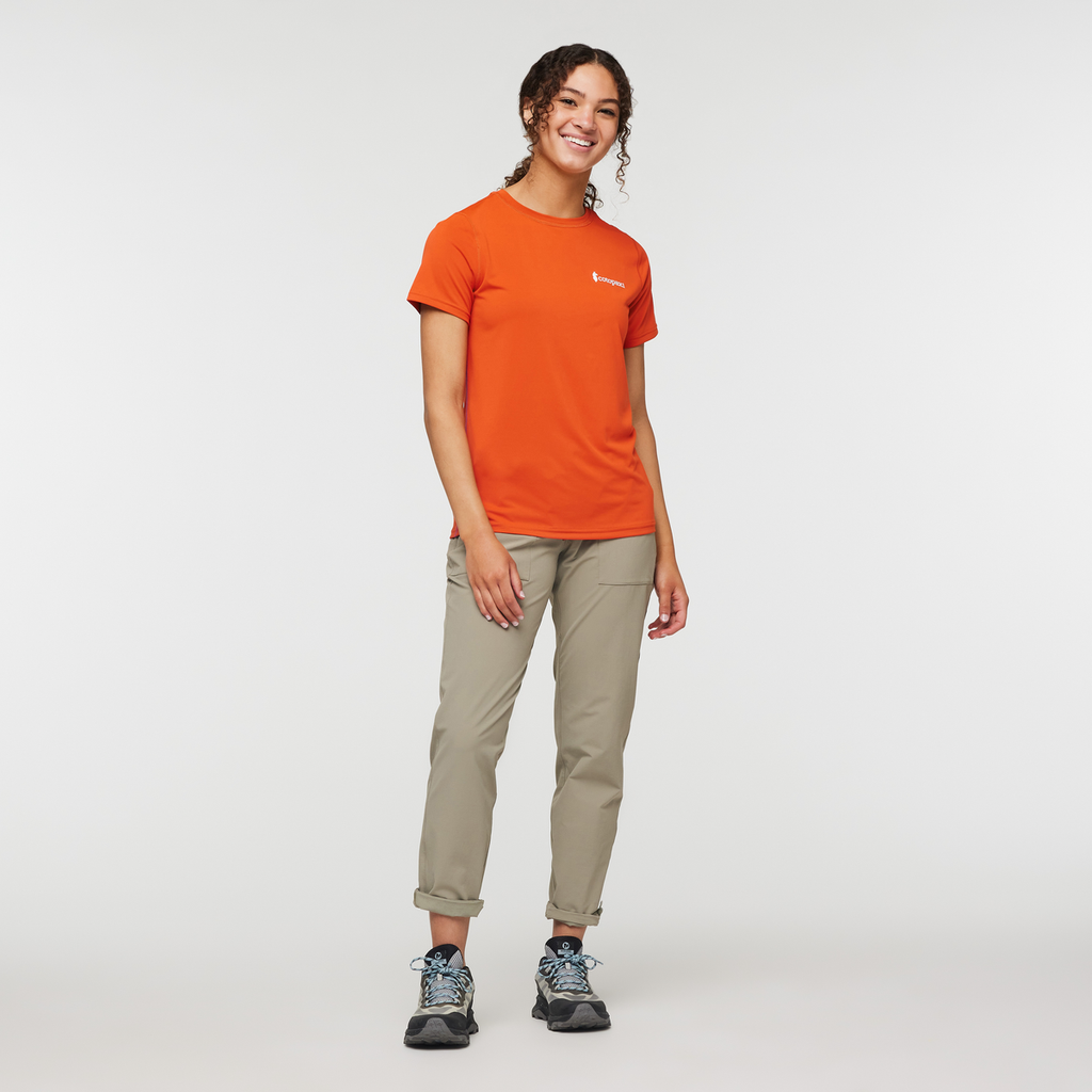 Fino Tech Tee - Women's, Canyon, Model London