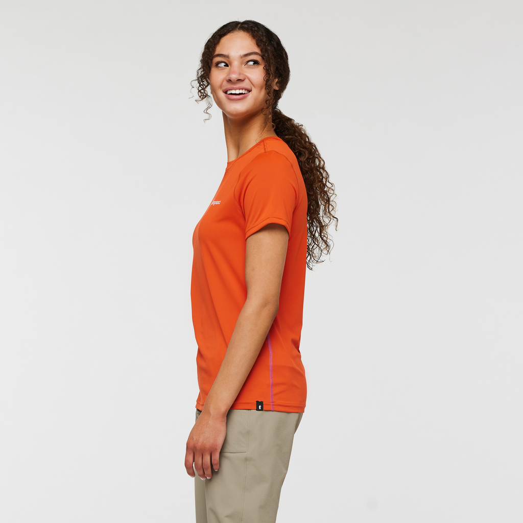 Fino Tech Tee - Women's, Canyon, Model London