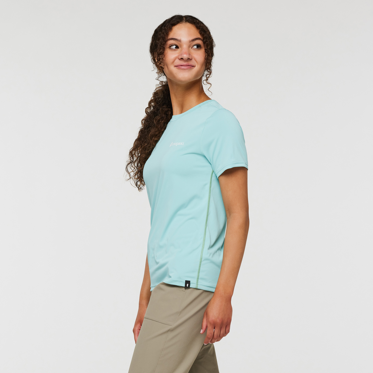 Fino Tech Tee - Women's, Sea Glass, Model London