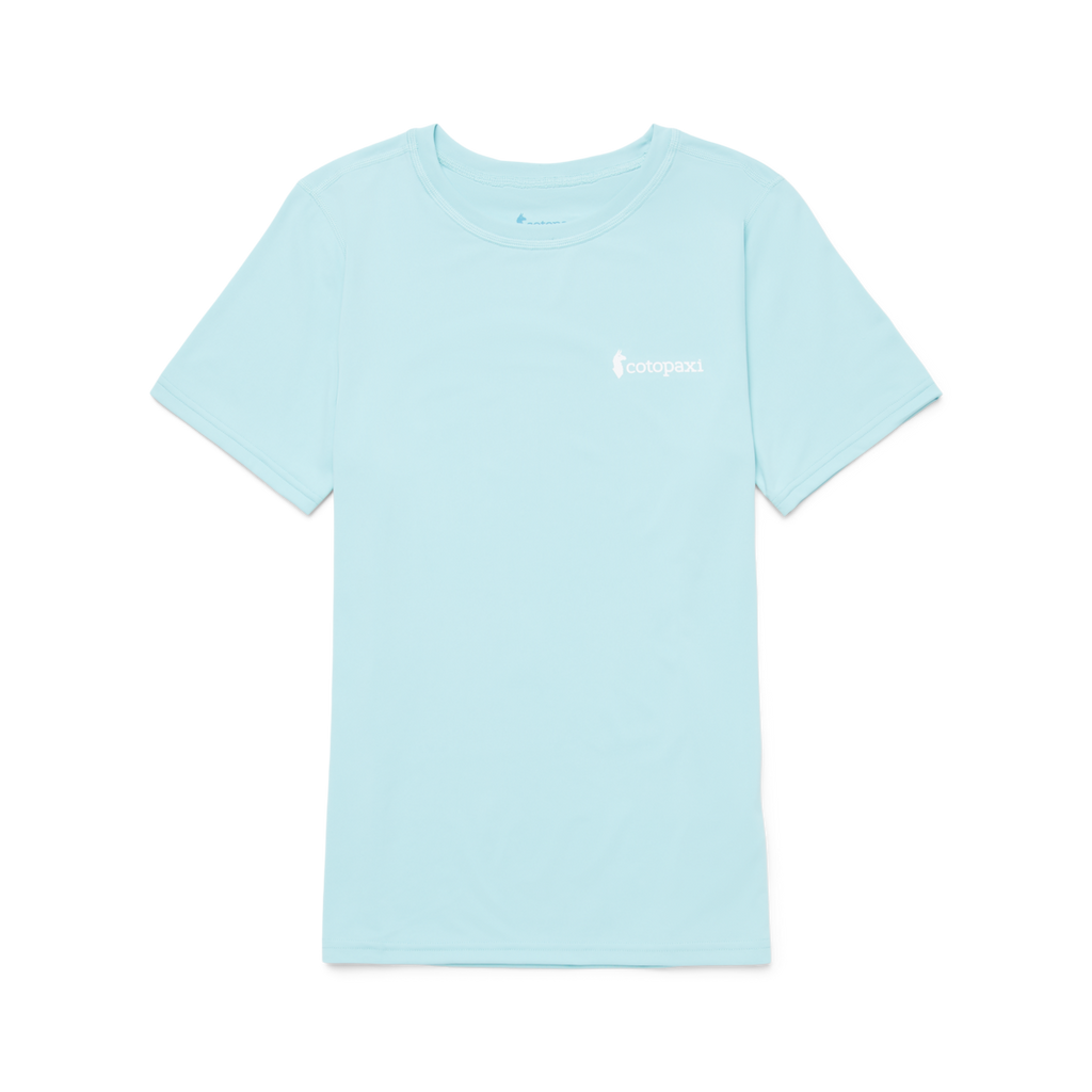 Fino Tech Tee - Women's, Sea Glass, Detail