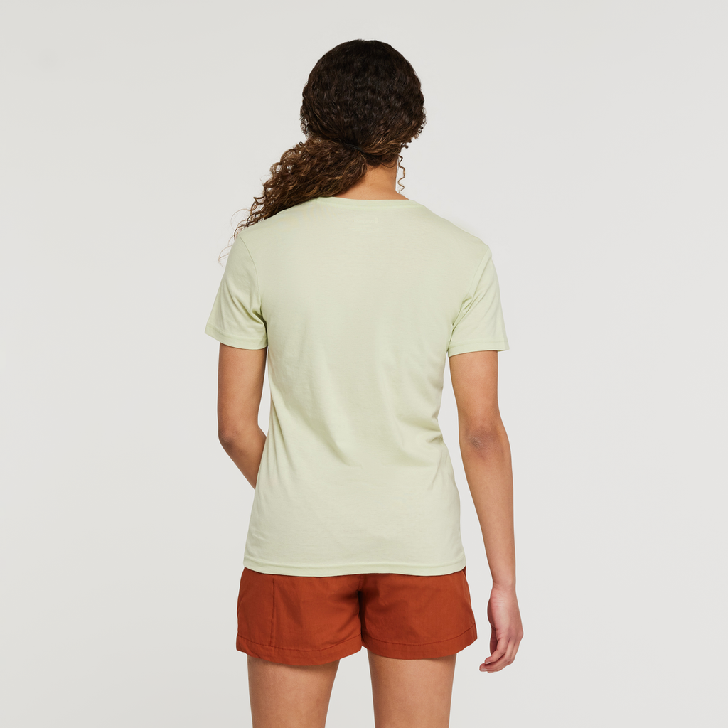 Hello Desert Organic T-Shirt - Women's, Lichen, Model London