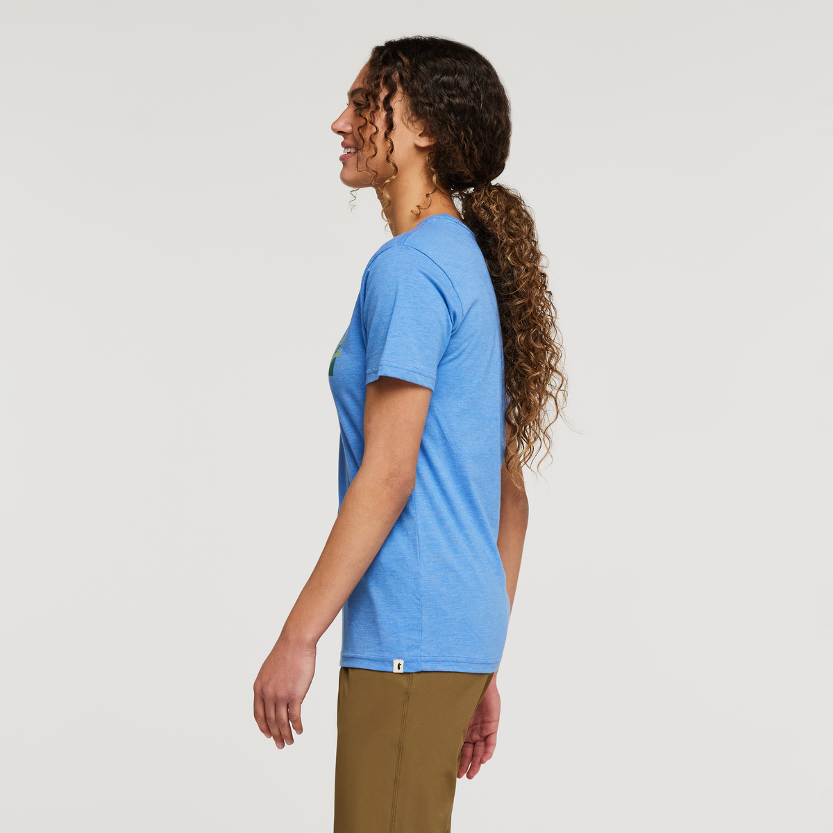 Hello Desert Organic T-Shirt - Women's, Lupine, Model London