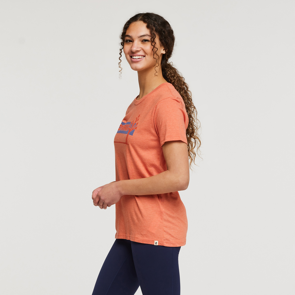 Hello Desert Organic T-Shirt - Women's, Nectar, Model London