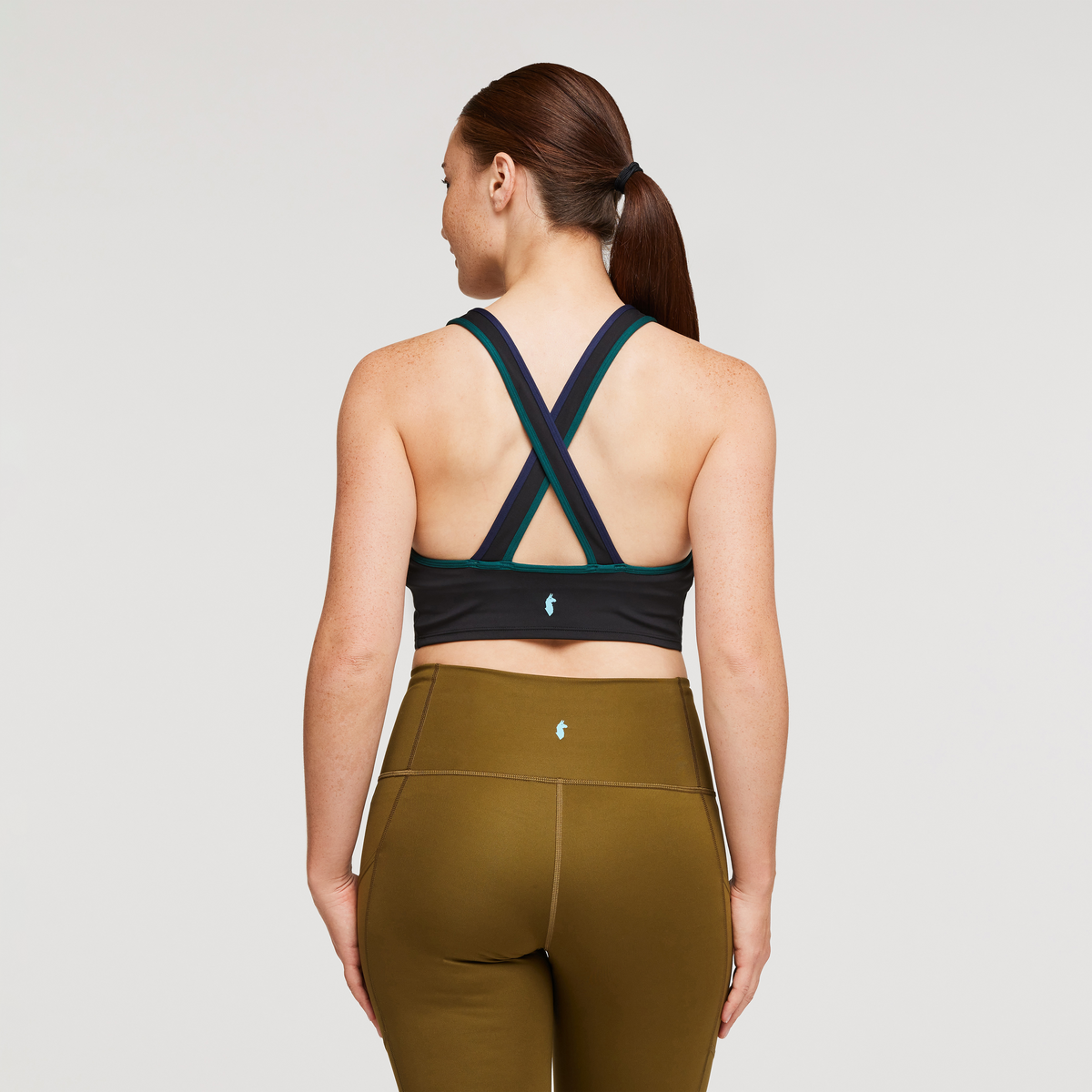 Mari Crop Top - Women's, Black, Model Aya