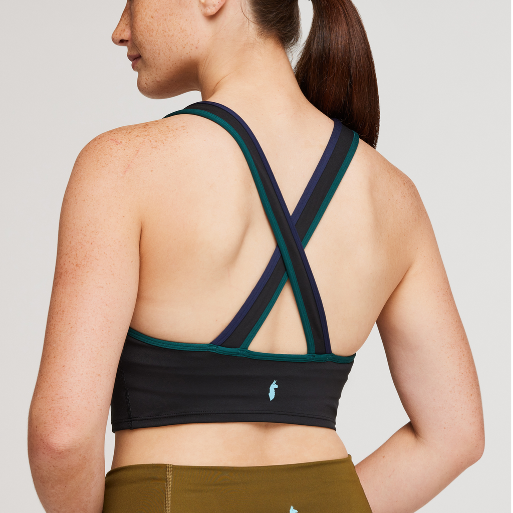 Mari Crop Top - Women's, Black, Model Aya