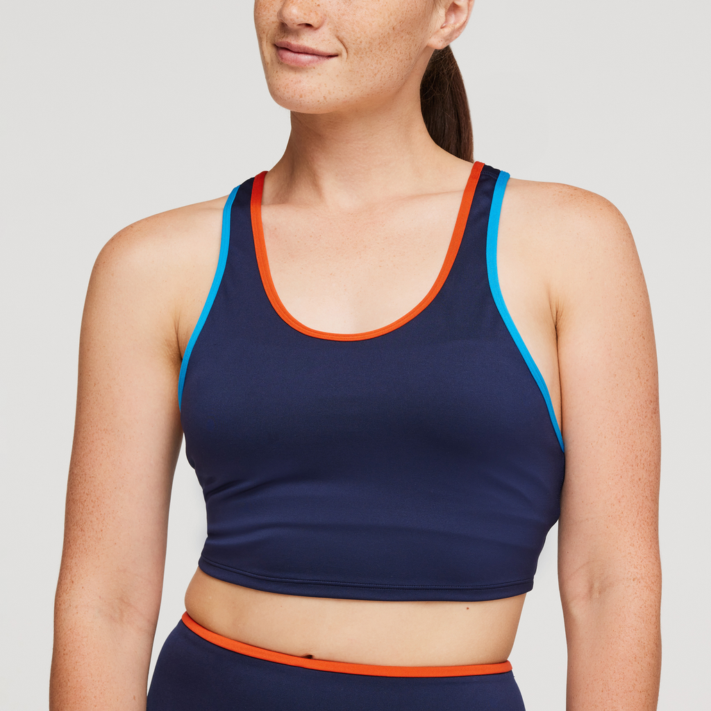 Mari Crop Top - Women's, Maritime, Model Aya