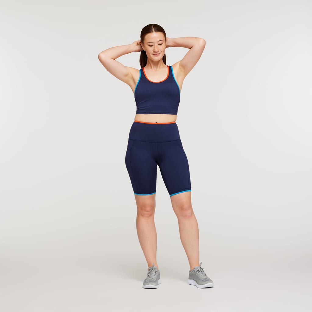 Mari Crop Top - Women's, Maritime, Model Aya