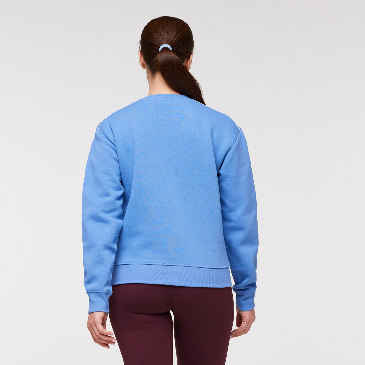 On The Horizon Organic Crew Sweatshirt - Women's, Lupine, Model Aya