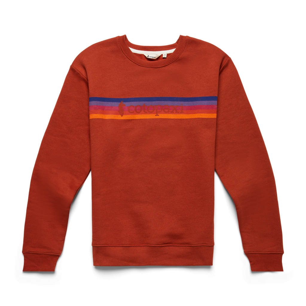 On The Horizon Organic Crew Sweatshirt - Women's, Spice, Model Aya