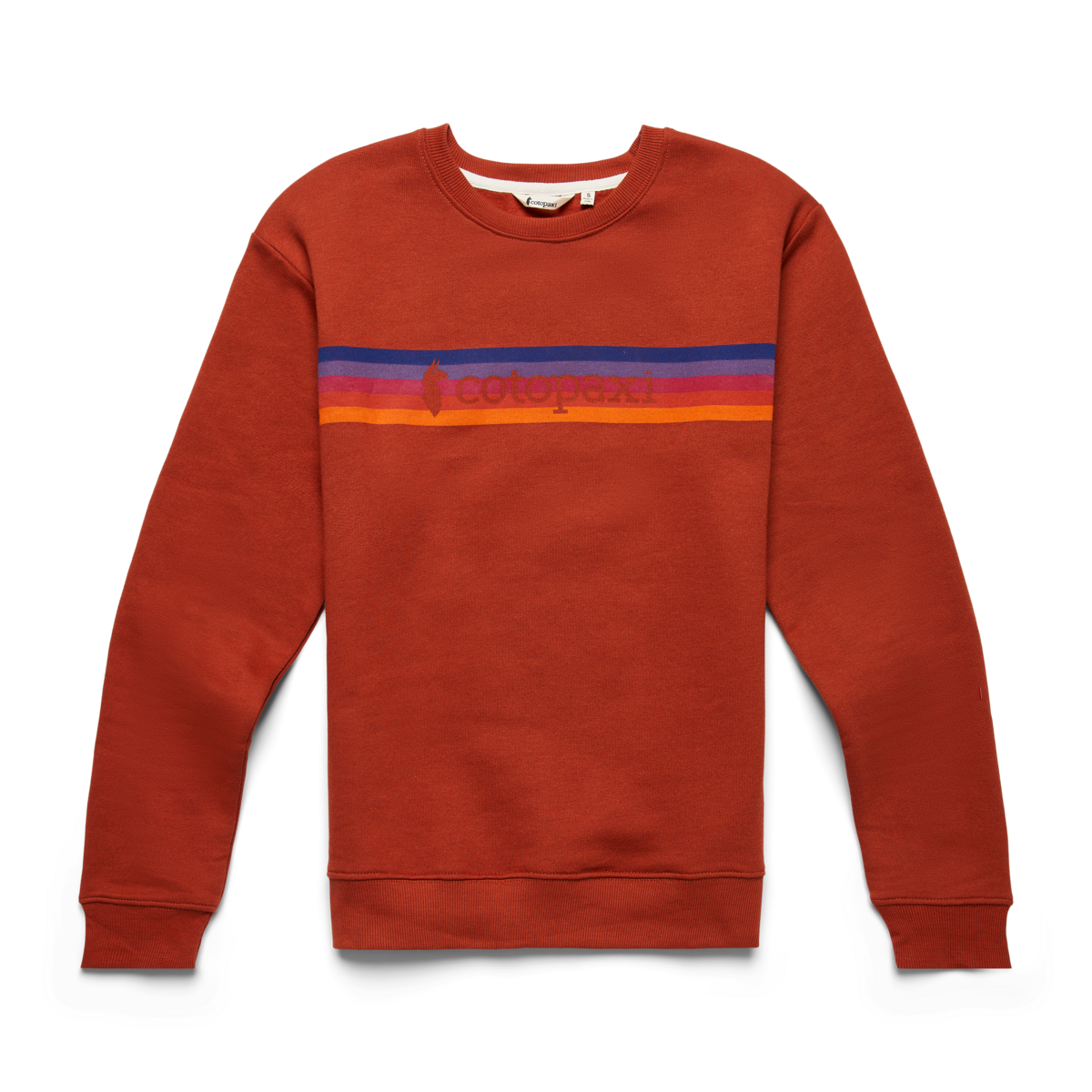 On The Horizon Organic Crew Sweatshirt - Women's, Spice, Model Aya
