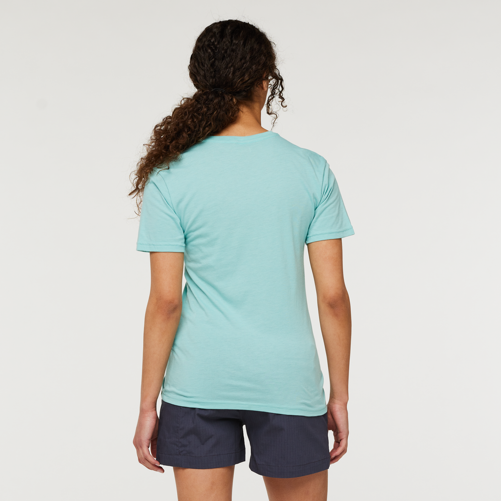 On The Horizon T-Shirt - Women's, Sea Glass, Model London