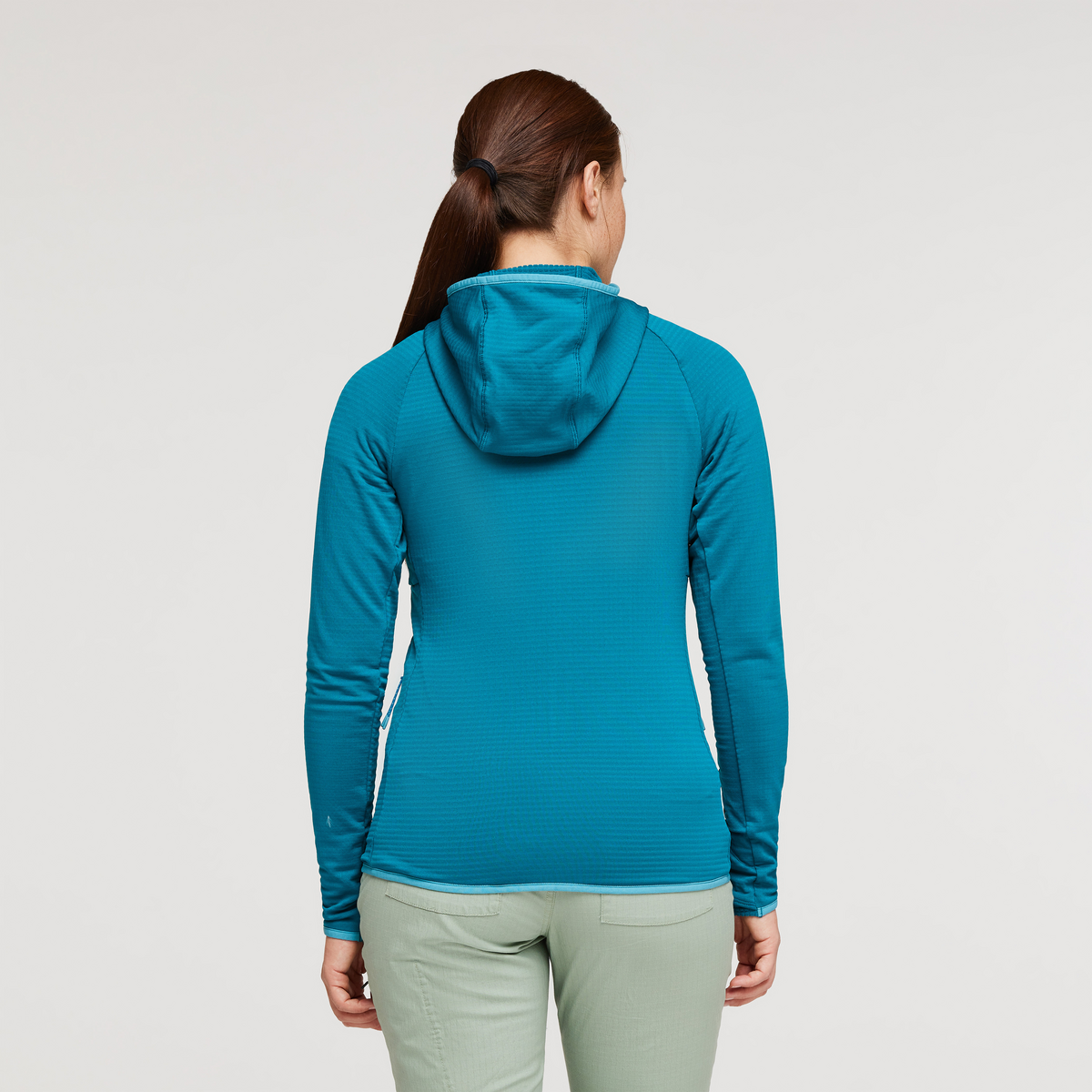 Otero Fleece Full-Zip Hooded Jacket - Women's, Gulf, Model Aya