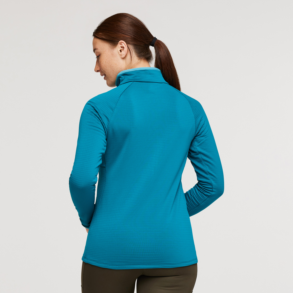 Otero Fleece Half-Zip Pullover - Women's, Gulf, Model Aya