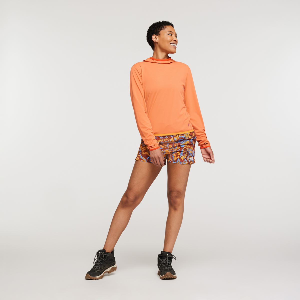 Sombra Sun Hoodie - Women's, Nectar, Model Callie