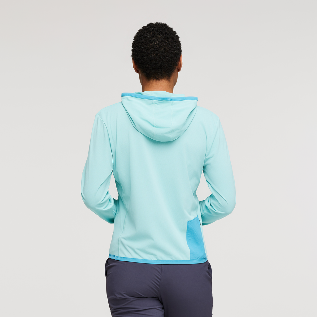 Sombra Sun Hoodie - Women's, Sea Glass, Model Callie