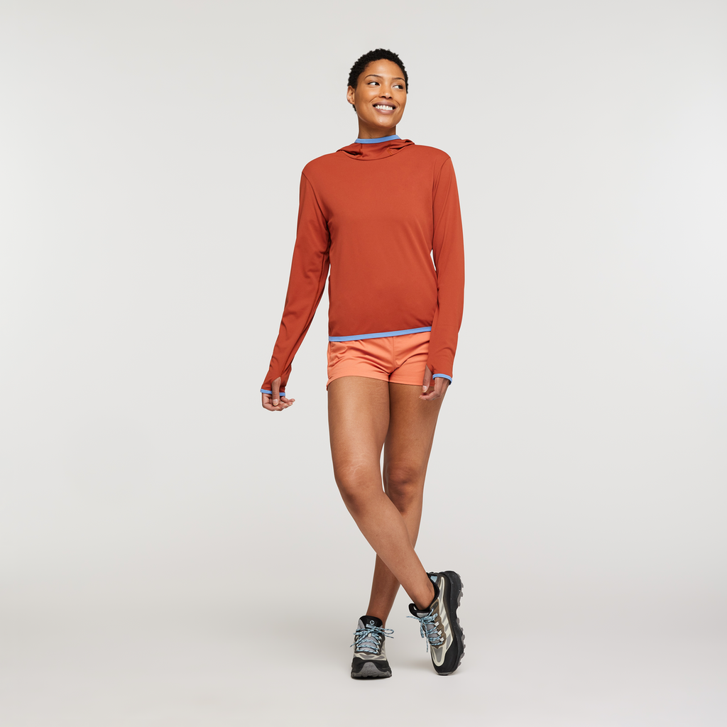 Sombra Sun Hoodie - Women's, Spice, Model Callie