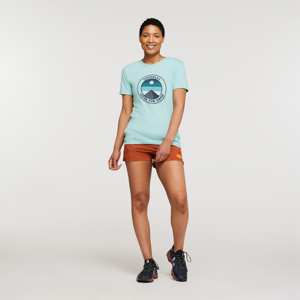 Sunny Side T-Shirt - Women's, Sea Glass, Model Callie