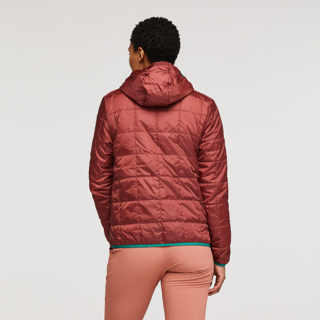 Teca Cálido Hooded Jacket - Women's, Spicy Sweet, Model Callie