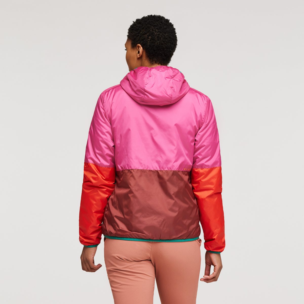 Teca Cálido Hooded Jacket - Women's, Spicy Sweet, Model Callie
