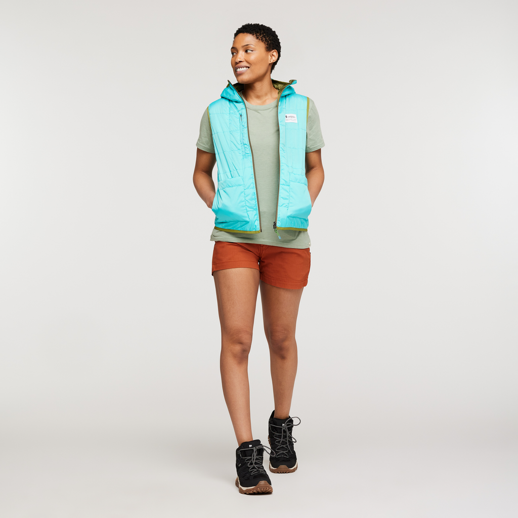 Teca Cálido Hooded Vest - Women's, Lafayette, Model Callie