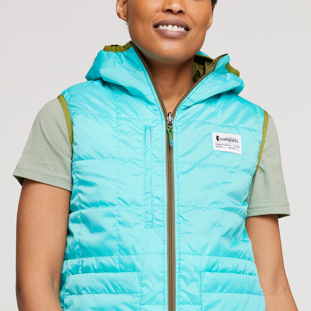 Teca Cálido Reversible Hooded Vest - Women's