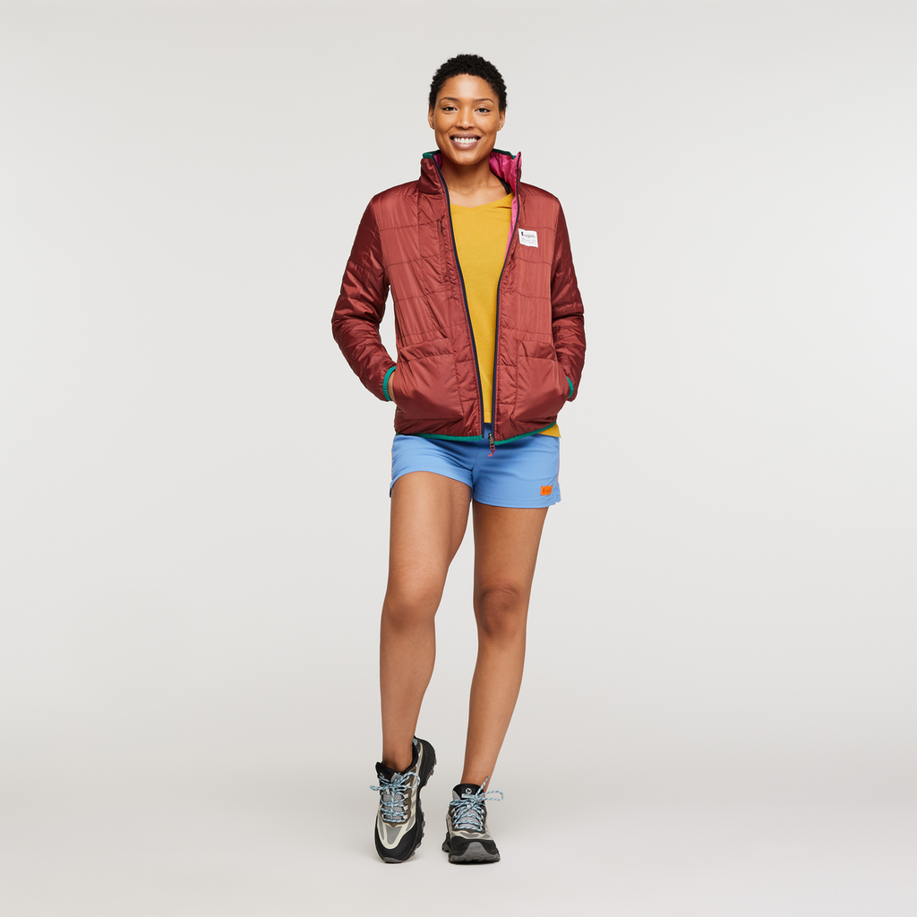 Teca Cálido Jacket - Women's, Spicy Sweet, Model Callie