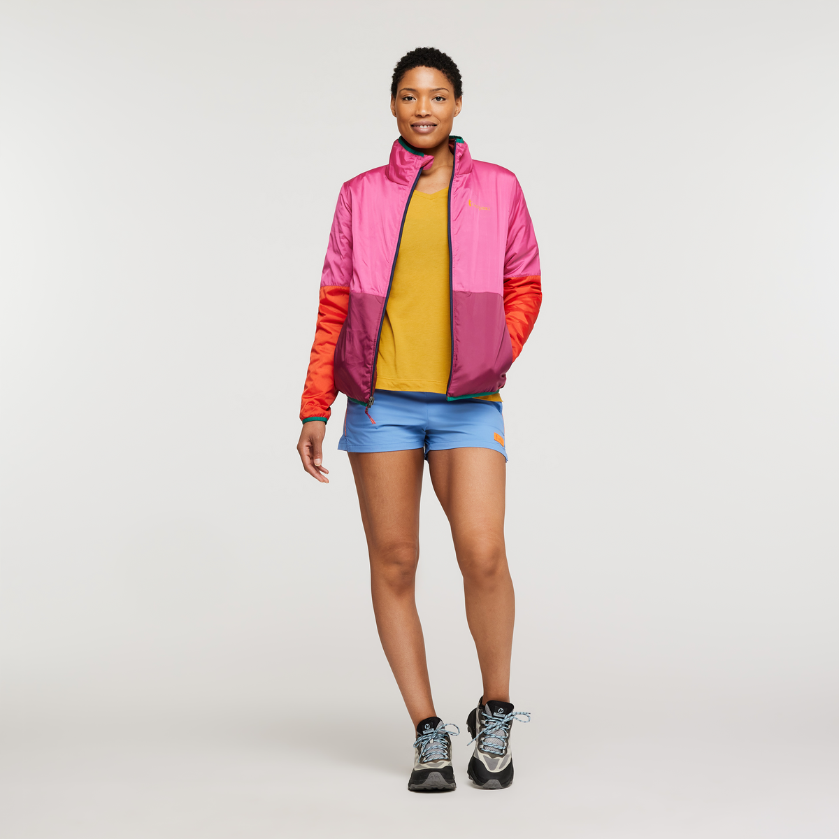 Teca Cálido Jacket - Women's, Spicy Sweet, Model Callie