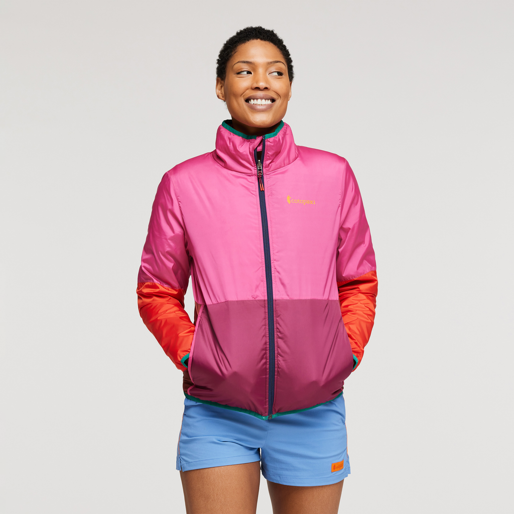 Teca Cálido Jacket - Women's, Spicy Sweet, Model Callie